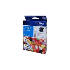 Brother LC163C Cyan Cartridge 600pages DCP J152w J552dw J752dw MFC J245 J470dw J650dw J870dw