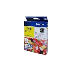 Brother LC163Y Yellow Cartridge 600pages DCP J152w J552dw J752dw MFC J245 J470dw J650dw J870dw