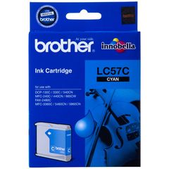 BROTHER LC57 CYAN INK CARTRIDGE