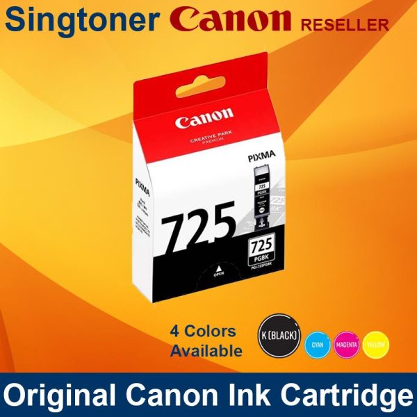 Canon PGI-725PGBK Black Ink MG5170 MG5270 MG6170 MG8170