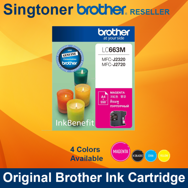 Brother LC663M Magenta ink MFC-J2720 J2320