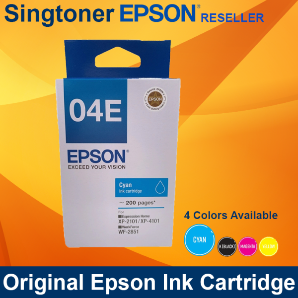 Epson T04E Cyan T04E290 ink XP-2101/4101 WF-2851 C13T04E290