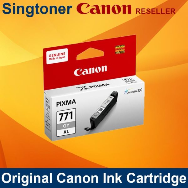 Canon CLI771XL Grey Ink Tank, 10.8ml, 2k, Pixma MG5770 6870 7770