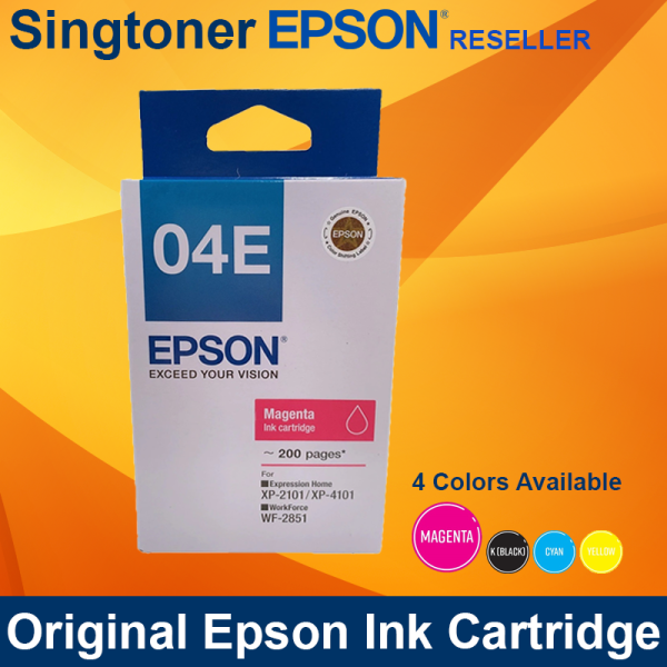 Epson T04E Magenta T04E390 ink XP-2101/4101 WF-2851 C13T04E390