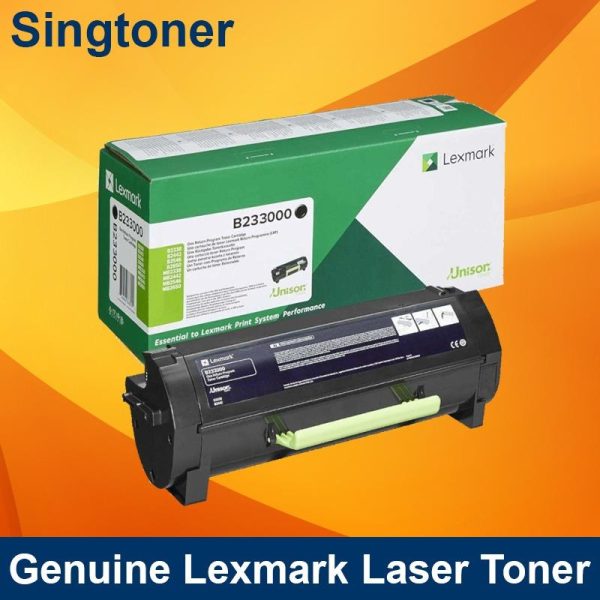 Lexmark B233000 Black toner Return program B2338, B2242, B2546, B2650, MB2338, MB2242, MB2546, MB2650 3K