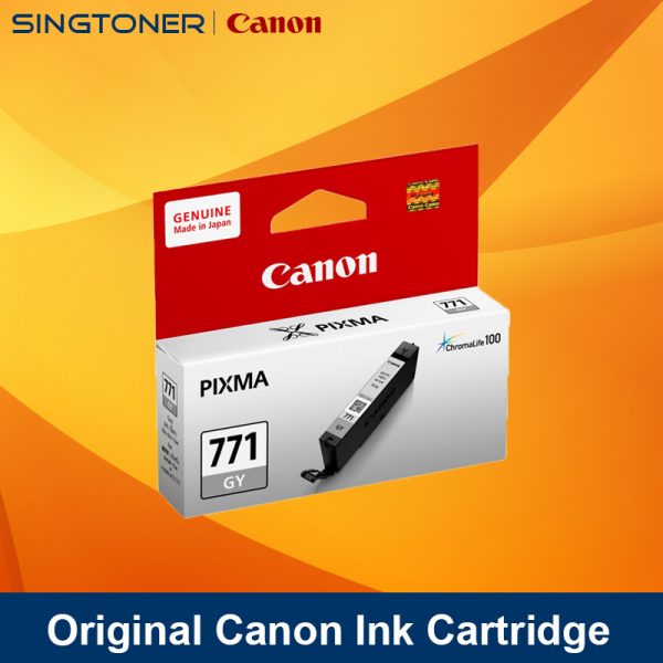 Canon CLI771 Grey Ink Tank, 6.5ml, Pixma MG5770 6870 7770