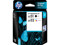 HP GT51/GT52 2-pack Black/Tri-color Printhead Replacement Ki