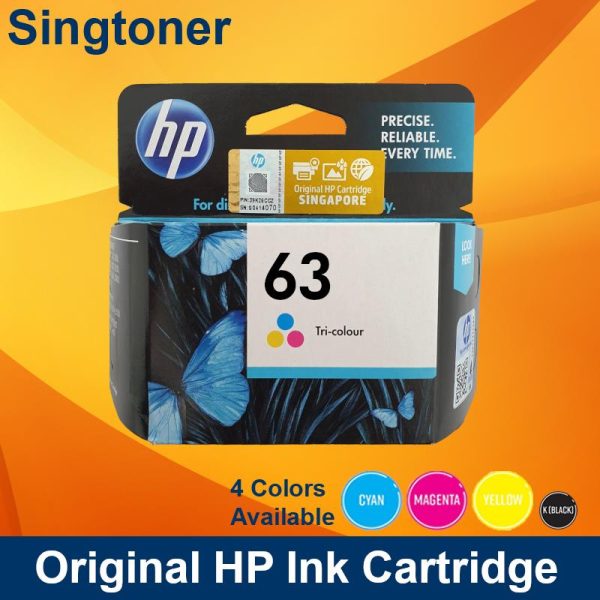 HP 63 ORIGINAL TRICOLOR INK F6U61AA