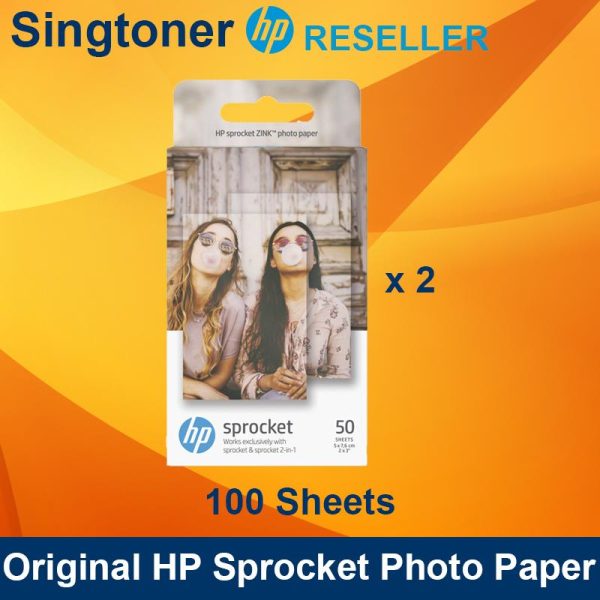 HP ZINK 2×3 Photo Paper 50 Sheet