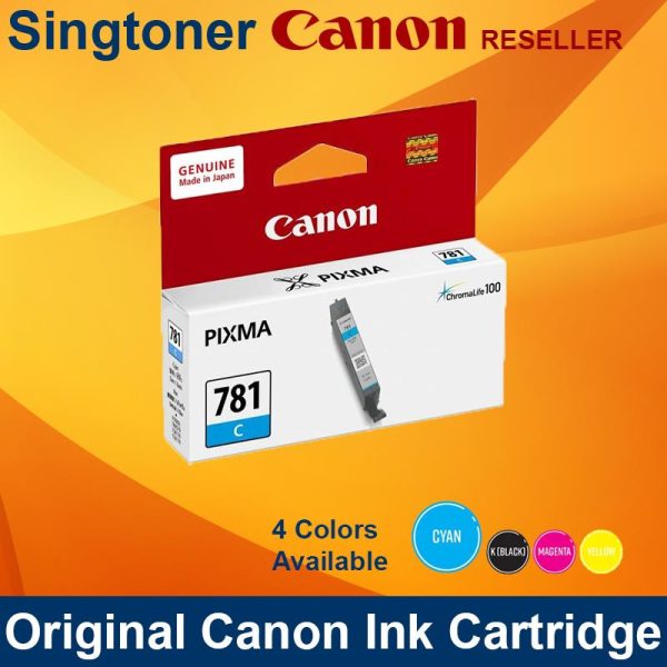 Canon CLI-781 Cyan Ink PIXMA TR8570 TS8170 TS9170