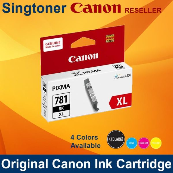 Canon CLI-781XL Black Ink PIXMA TR8570 TS8170 TS9170