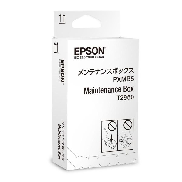[Original] Epson T2950 Maintenance Box for WorkForce WF-100 WF100 WF-100W WF100W Wi-Fi Inkjet Printer Epson 2950 C13T295000