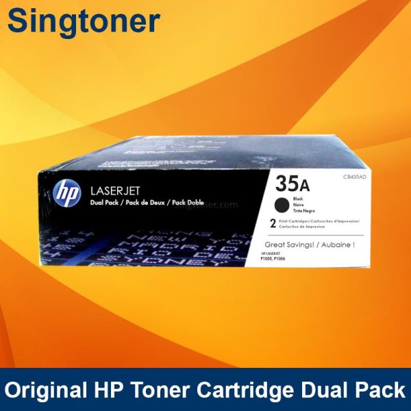 HP CB435AD toner cartridge twin pack