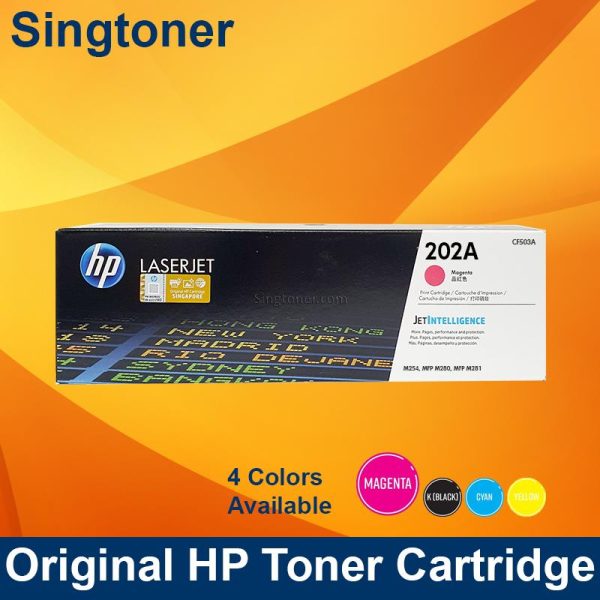 HP CF503A 202A MAGENTA TONER CART Pro M254 MFP M280 M281