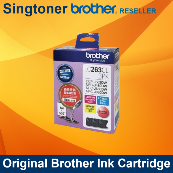 Brother LC-263CL-3PK 3-color ink pack