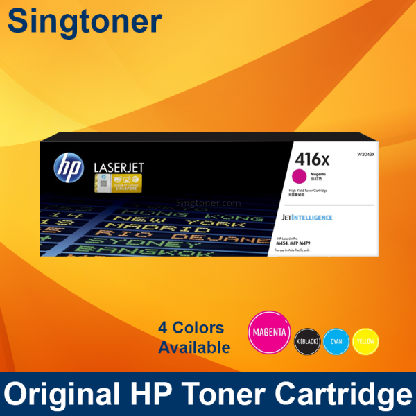 HP 416X MAGENTA LASERJET TONER CARTRIDGE M454dw