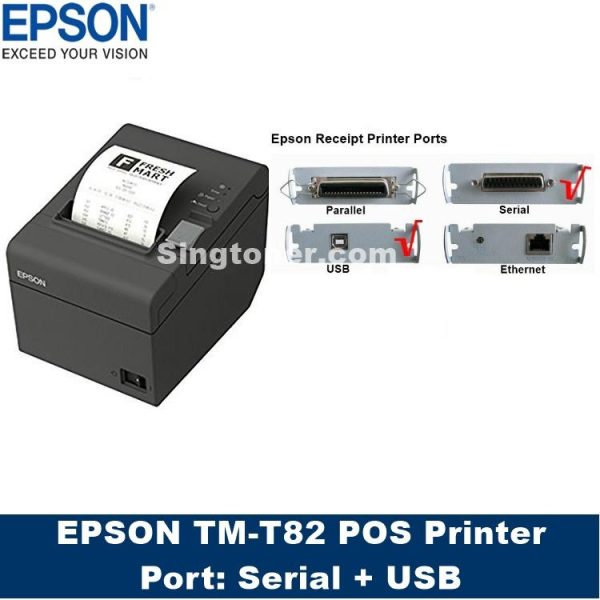 [Original] Epson TM-T82 Thermal POS Receipt Printer ( Port