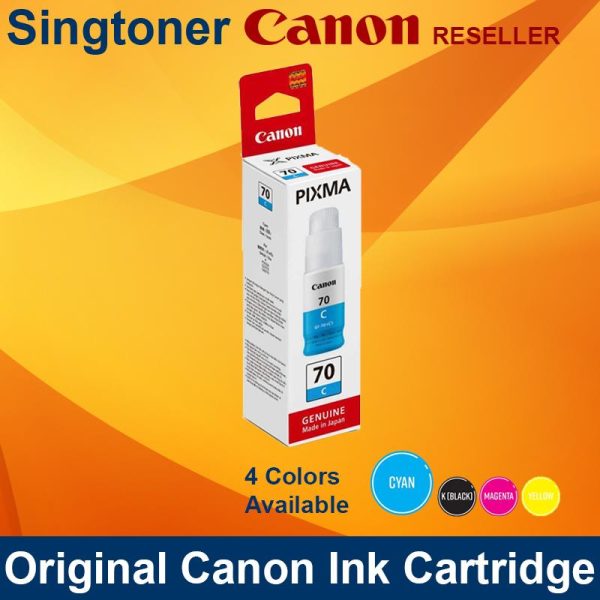 Canon GI-70C Cyan Ink, Pixma G5070 G6070