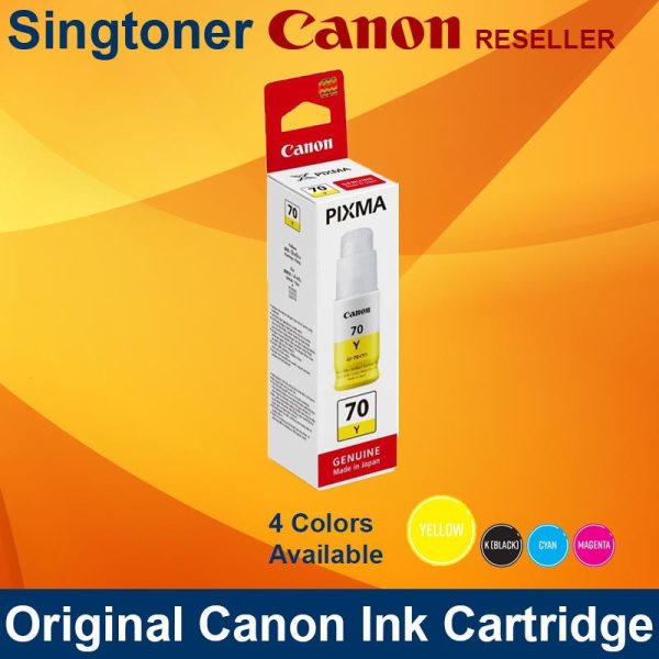 Canon GI-70Y Yellow Ink, Pixma G5070 G6070