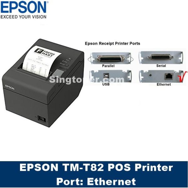 [Original] Epson TM-T82 / TM-T82X Thermal POS Receipt Printer ( Port