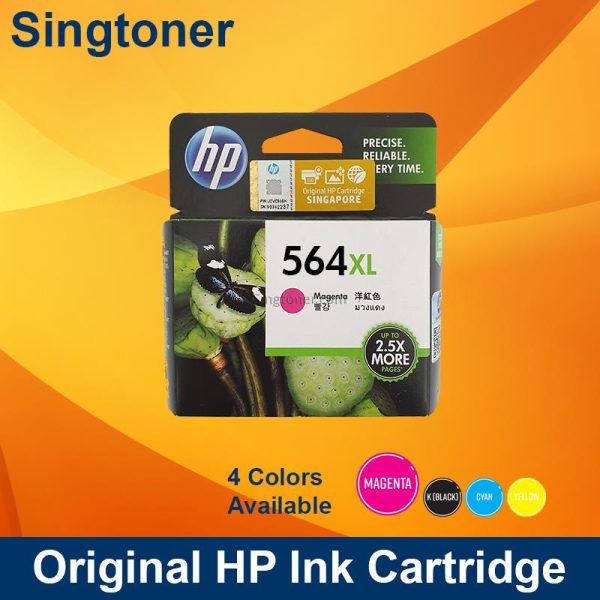 HP 564XL Magenta Ink Cartridge, 750 PAGES
