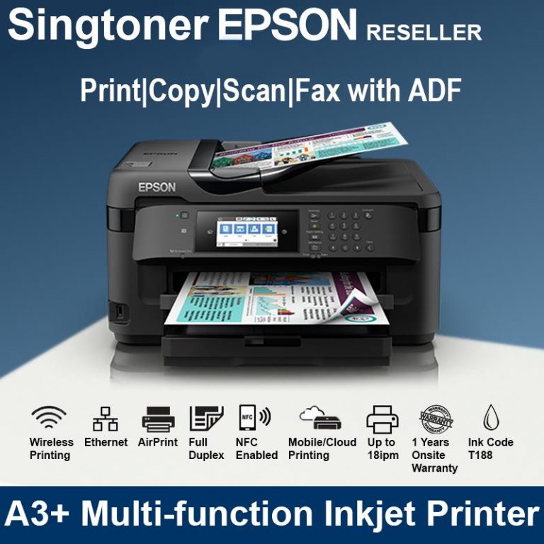 EPSON Workforce WF-7711 Multifunction printer C11CG36505E1 - Singtoner ...