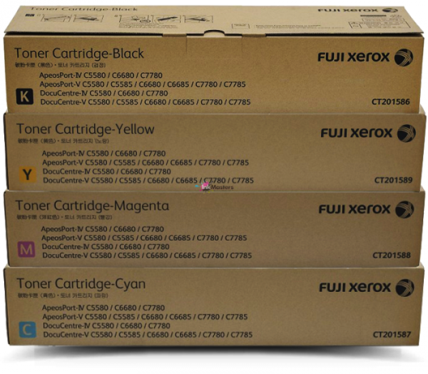 [Original] CT201589 - Fuji Xerox Yellow Toner Cartridge for ApeosPort-IV C5580 / C6680 / C7780 ApeosPort-V C5580 / C5585 / C6680 / C6685 / C7780 / C7785 DocuCentre-IV C5580 / C6680 / C7780 DocuCentre-V C5580 / C5585 / C6680 / C6685 / C7780 / C7785