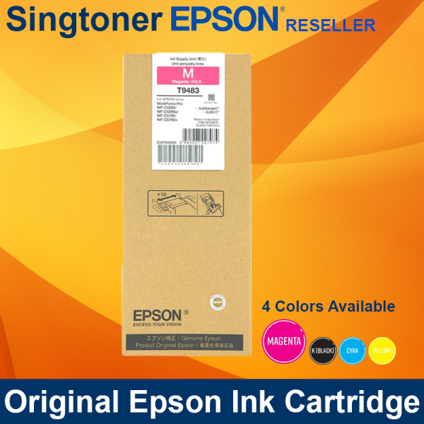 Epson T9483 WF-C5290 / C5790 magenta ink pack 3K C13T948300