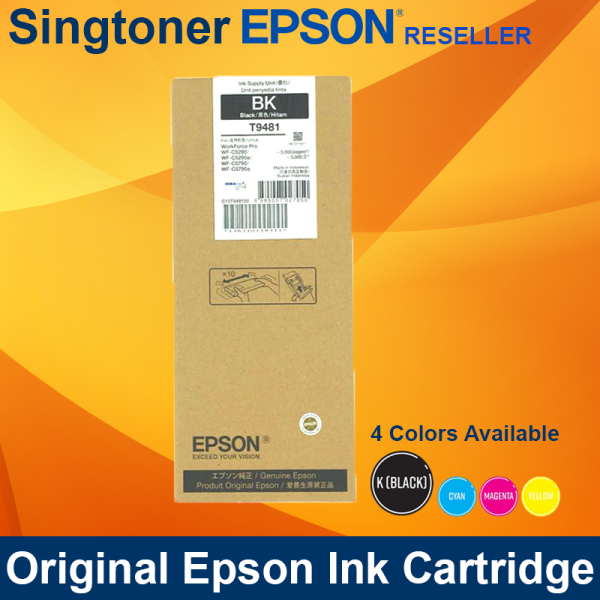 Epson T9481 WF-C5290 / C5790 black ink pack 3K C13T948100