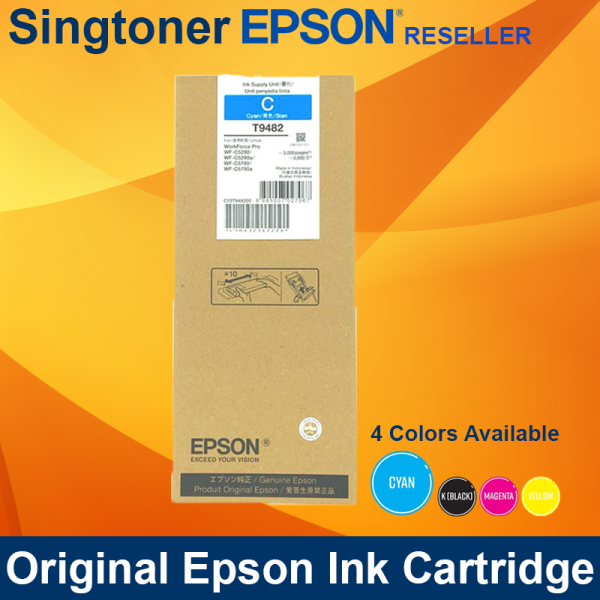 Epson T9482 WF-C5290 / C5790 cyan ink pack 3K C13T948200