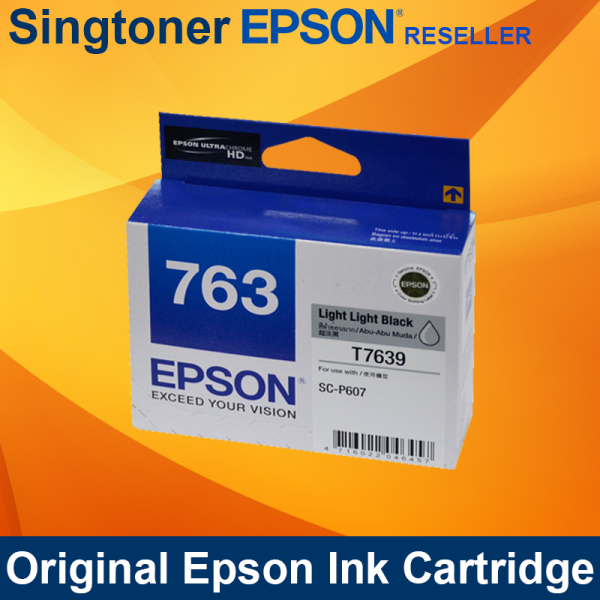 Epson T763900 Light Light Black ink for SureColor SC-P607