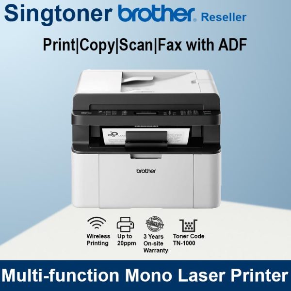 BROTHER MFC-1910W MULTIFUNCTION PRINTER