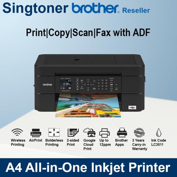 Brother MFC-J491DW Multifunction color Inkjet printer