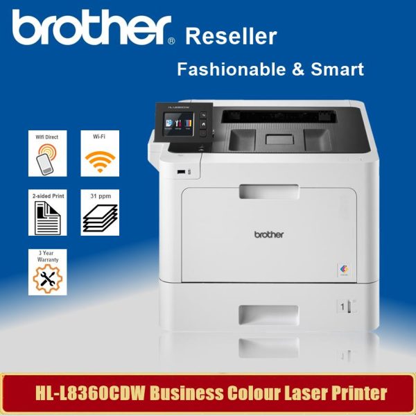 [Local Warranty] Brother HL-L8360CDW Colour  + Duplex and Wireless Laser Printer HLL8360CDW HL-L8360 CDW HL L8360 CDW