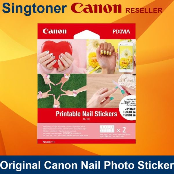 Canon NL-101 Nail Photo Sticker for Canon PIXMA TS9570 and TS8270 – 2 Sheets 3203C002AA