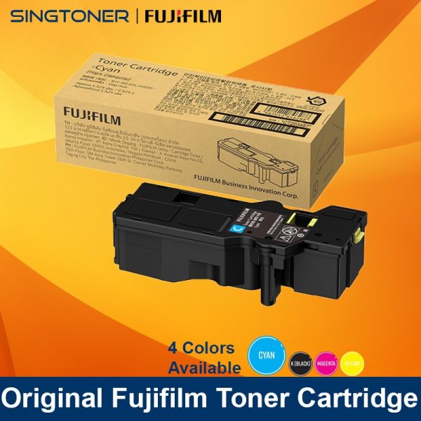 [Original] Fujifilm formerly Fuji Xerox CT203487 Cyan Toner Cartridge for C325z C325 z C325dw C325 dw C 325