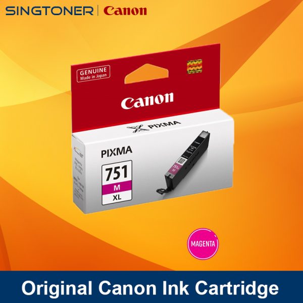 Canon CLI751XL Magenta Ink Tank, 11ml, Pixma MG5470 6370 IP7270