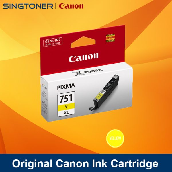 Canon CLI751XL Yellow Ink Tank, 11ml, Pixma MG5470 6370 IP7270