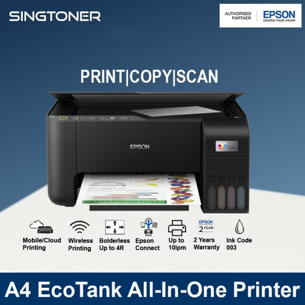 Epson EcoTank L3250 A4 Wi-Fi All-in-One Ink Tank Printer C11CJ67503