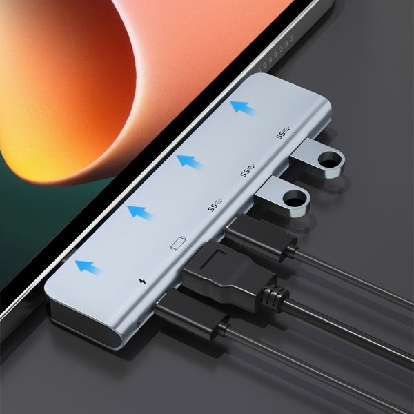 Nikko USB-C Type C 5-in-1Dual Dock Docking station Laptop Adapter for use in MacBook iMac Lenovo Fujitsu Dell Universal Mini Dock Compact Design